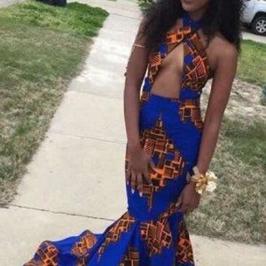 African Prom Dress Women Size 6